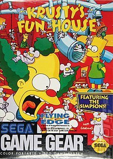 Cover Krusty's Fun House for Game Gear